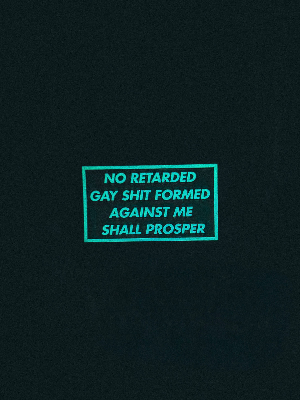 SHALL NOT PROSPER (3 COLORS)